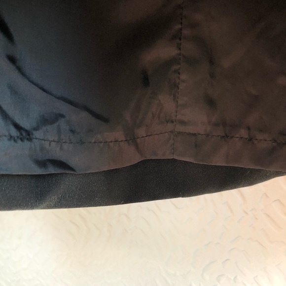 Vintage Black Square Sweatheart Neckline Puff Sleeve 100% Midi Silk Dress - Picture 13 of 16